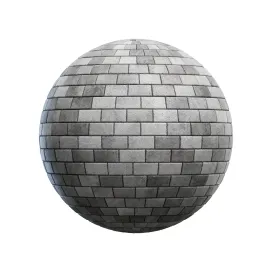 Grey brick wall 5